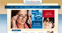 Desktop Screenshot of firstsightvision.net
